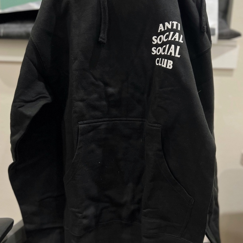 Anti Social Social Club Black Hoodie Pair of Dice - Picture 2 of 2